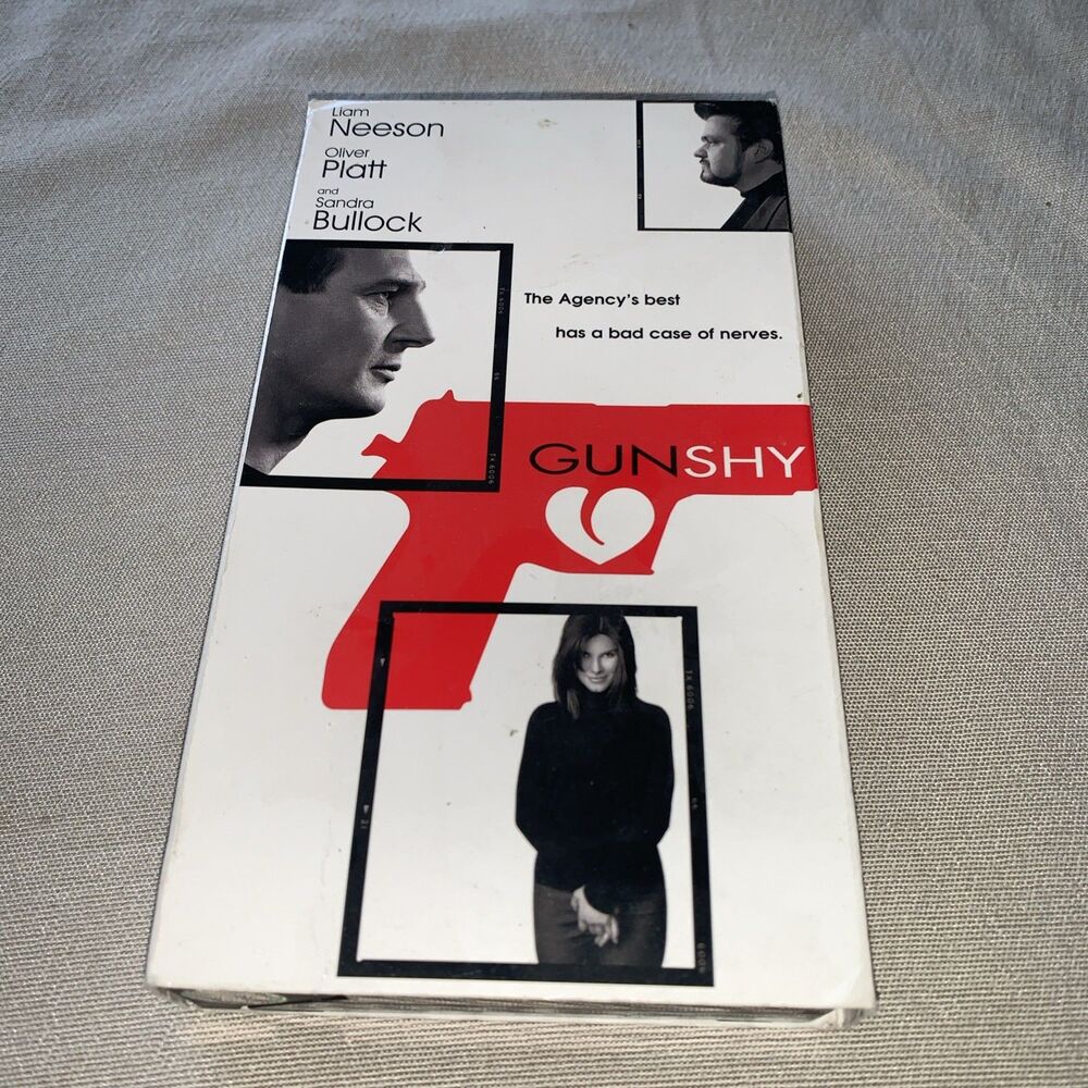 Gun Shy - VHS Tape 2000 Comedy/Thriller -Sandra Bullock Liam Neeson Oliver Platt